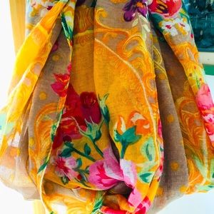 Floral Infinity Scarf
